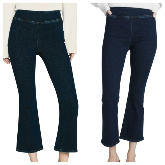 NWT Frame Jetset Crop Jeans 30-34 Blue - Picture 1 of 16